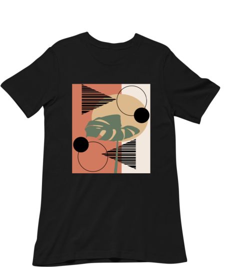 Abstract painted leaves Classic T-Shirt