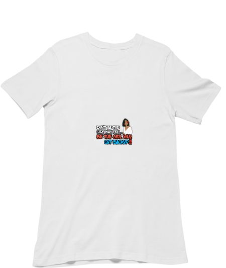 Girl Lifestyle with quote Design Regular T-Shirt