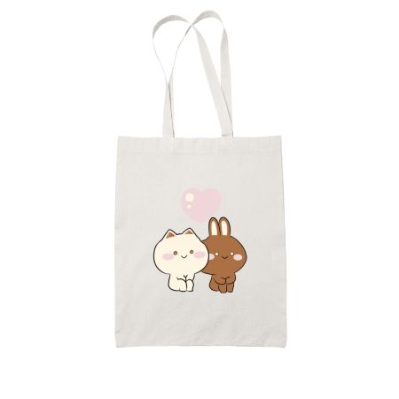 FRIENDS FOREVER White Tote Bag