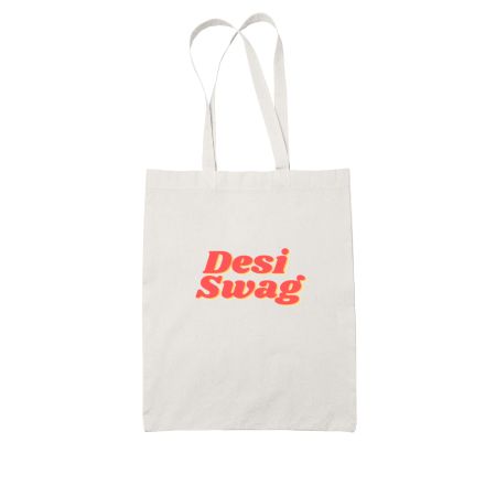 Desi Swag White Tote Bag