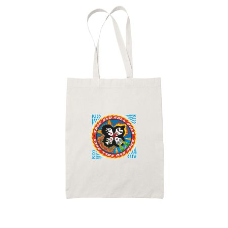 KISS White Tote Bag