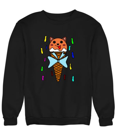 Kawaii Ice Cream Cone Gift Sweatshirt