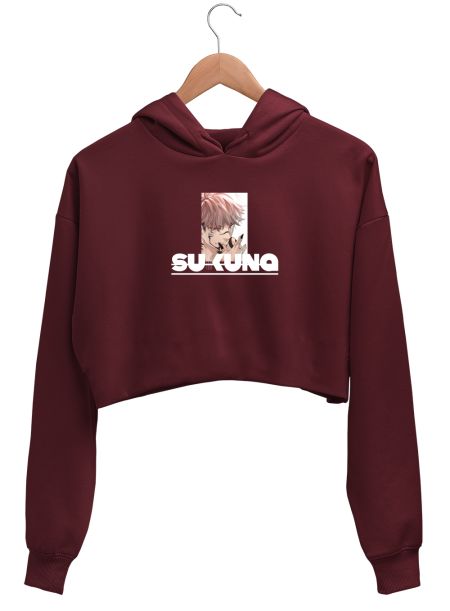 Anime  Crop Hoodie