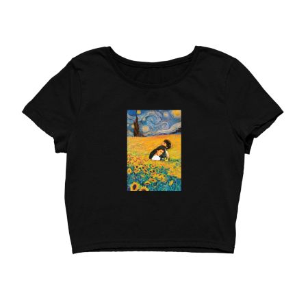 Van Gogh x DDLJ Crop Top