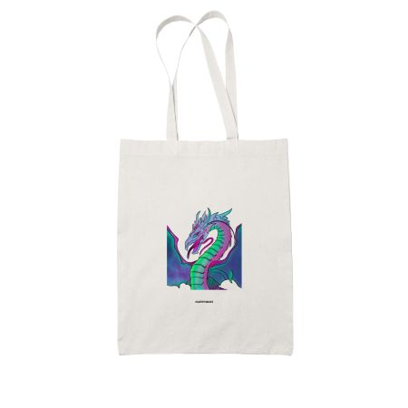 Dragon White Tote Bag