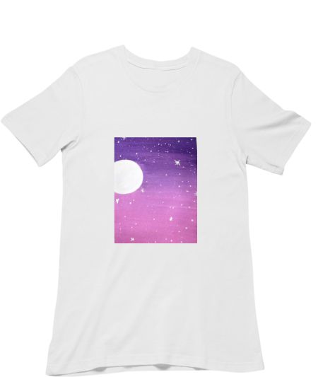 Starry Moon Sky Regular T-Shirt