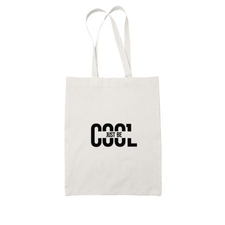 just be cool, new trend  White Tote Bag