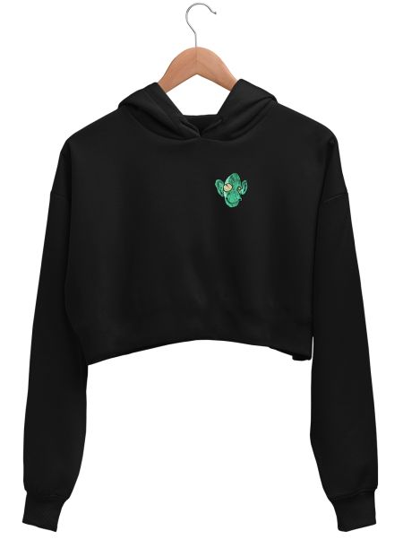 Brock pocket  Crop Hoodie