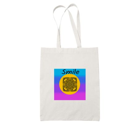 Smile White Tote Bag