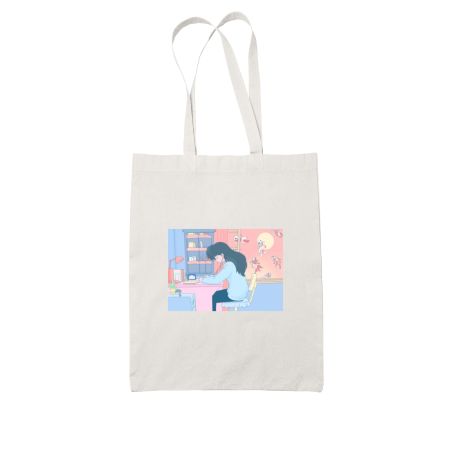 Kagome Inuyasha  White Tote Bag