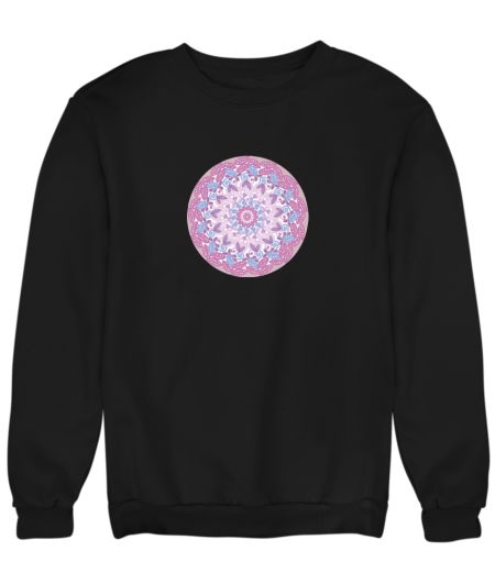 Pink Floral Mandala Pattern  Sweatshirt