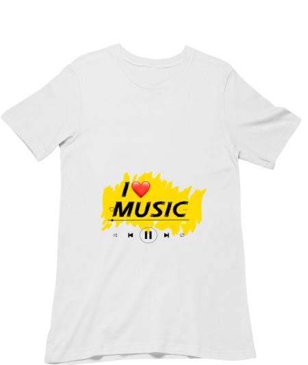 I Love Music t-shirt new trending Classic T-Shirt