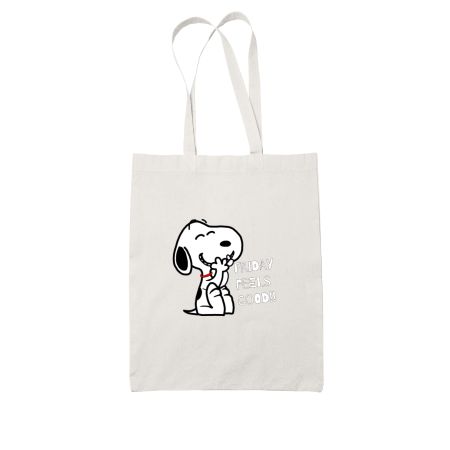 Snoopy White Tote Bag