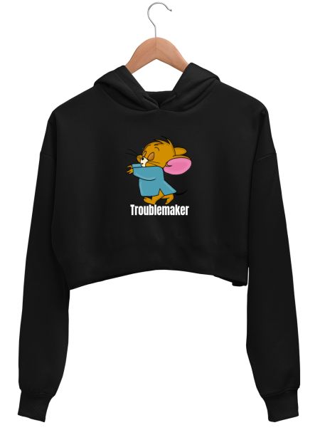 Jerry mouse Crop Hoodie