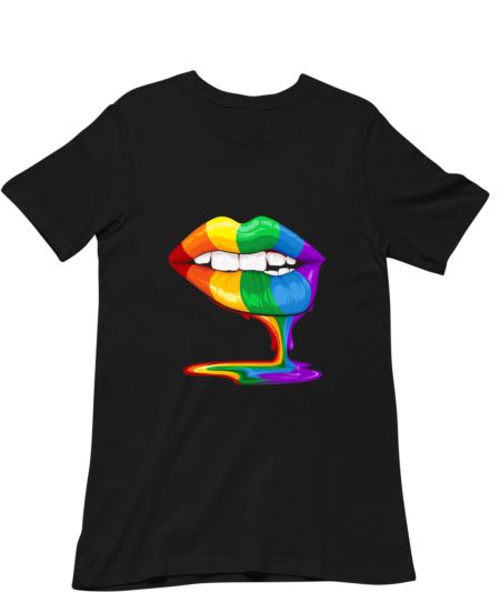 PRIDE COLLECTION: DRIPPING LIPS Regular T-Shirt
