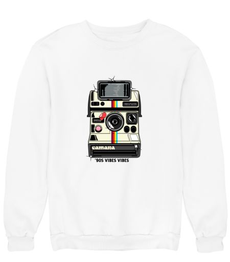 Polaroid Camera 90S Vibe Sweatshirt