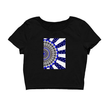 Semi Circle Mandala Crop Top