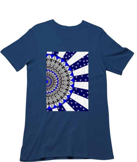Semi Circle Mandala Regular T-Shirt