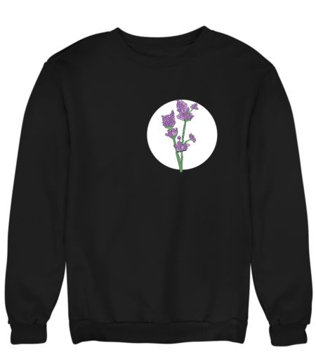 Purple flower Sweatshirt