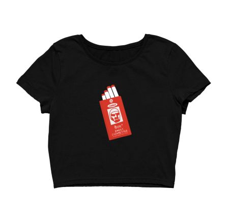 Phantom cigarettes (HINDI) Crop Top