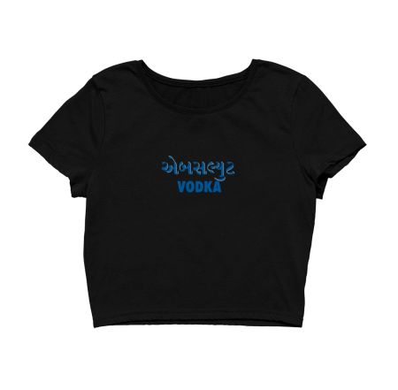 Absolut Vodka (GUJARATI) Crop Top