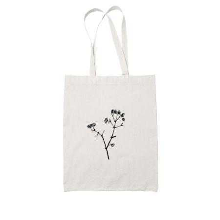 Baby's breath White Tote Bag