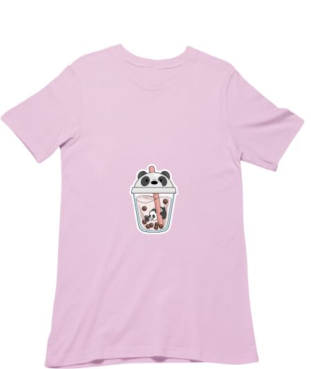 Cute panda cup  Classic T-Shirt