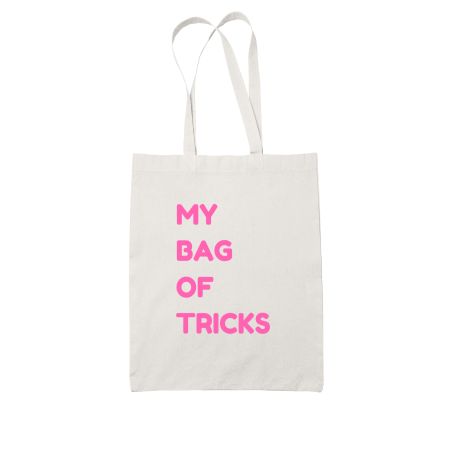 BAG OF TRICKS White Tote Bag