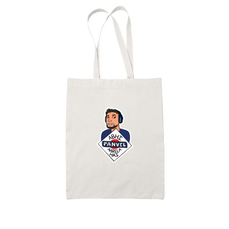 Abhi panvel aarela hai White Tote Bag