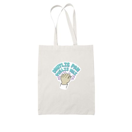 Dhutlis pan puslis nai White Tote Bag