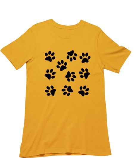 Cute Little Paws - Pattern Design Regular T-Shirt