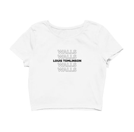 Walls - Louis Tomlinson merch Crop Top