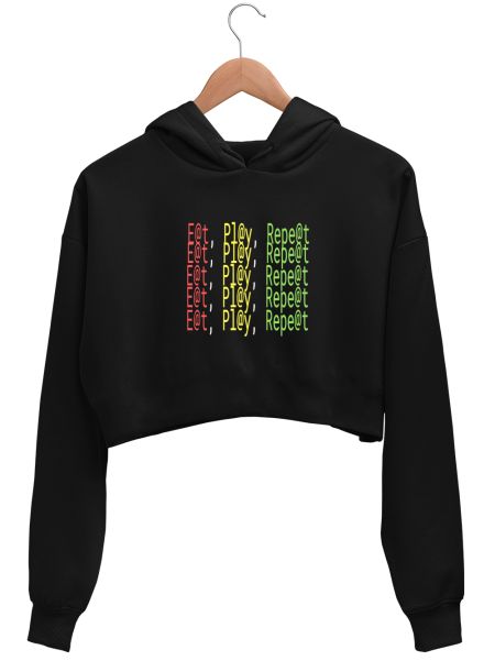 Gaming Mantra Crop Hoodie