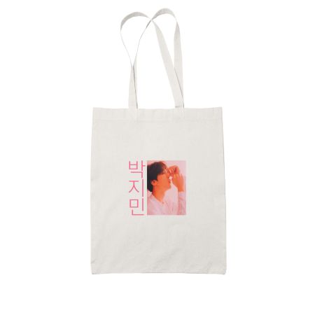 Jimin|#001 White Tote Bag