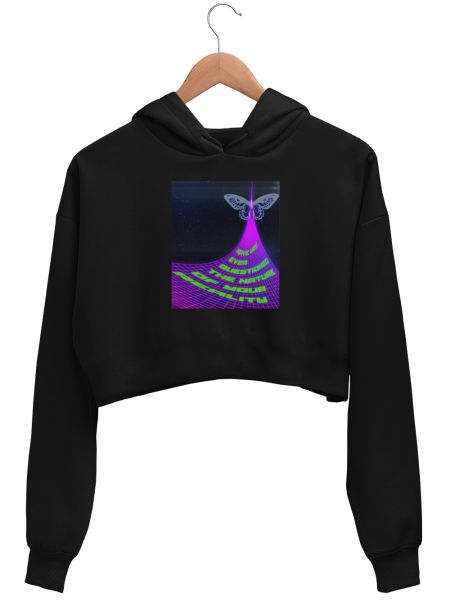 reality Crop Hoodie