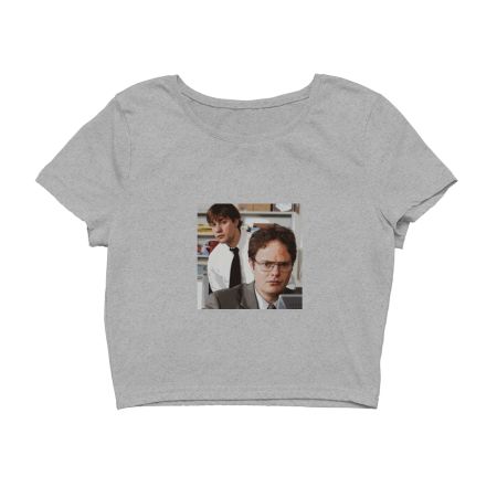 The Office- Jim and Dwight Crop Top