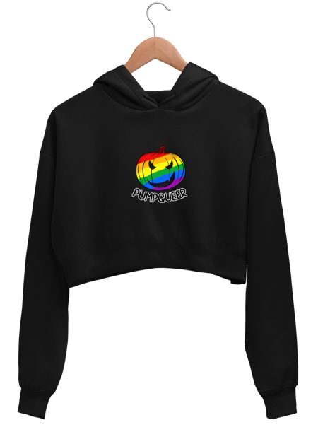 PUMP-QUEER Crop Hoodie