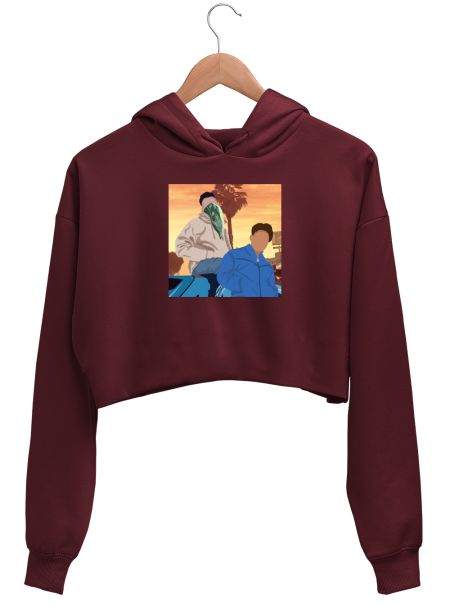 GTA GAMING ART FT. AP DHILLON*GURINDER GILL Crop Hoodie