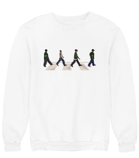 GTA road crossing guys in style Sweatshirt