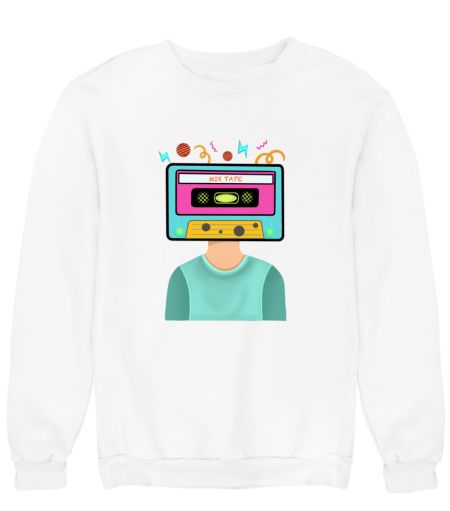 Aesthetic Mixtape Graphic design Sweatshirt