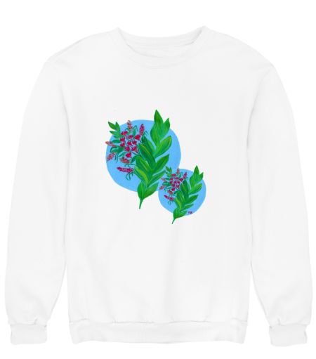 Abstract Floral Blooms Sweatshirt