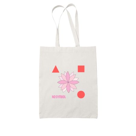 NO SYMBOL White Tote Bag