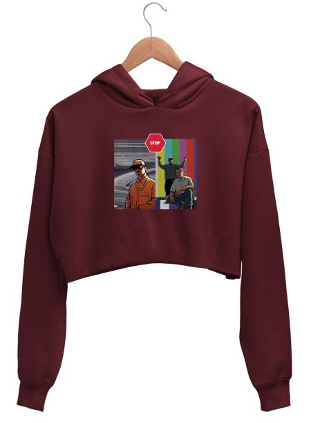 NON STOP Crop Hoodie