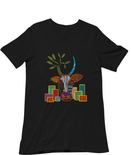 The Trippy Indian Nomad Cow Classic T-Shirt