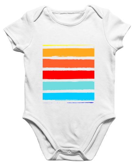 Cool Paint Stripes Onesie