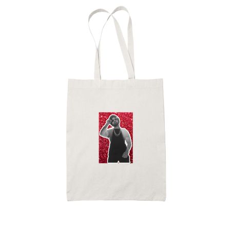 Glittering Dosanjh White Tote Bag