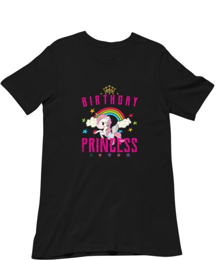 Birthday Princess Girl Unicorn Classic T-Shirt