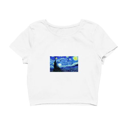 Starry night  Crop Top