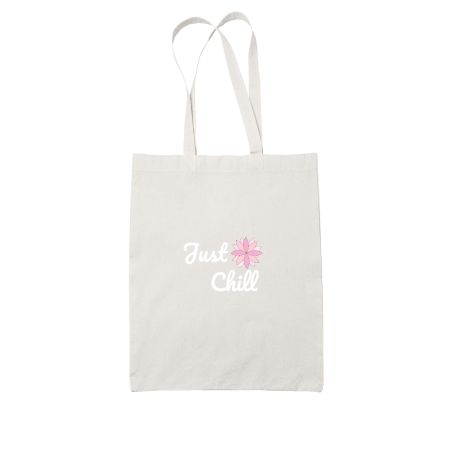 The Flourish - Just Chill White Tote Bag