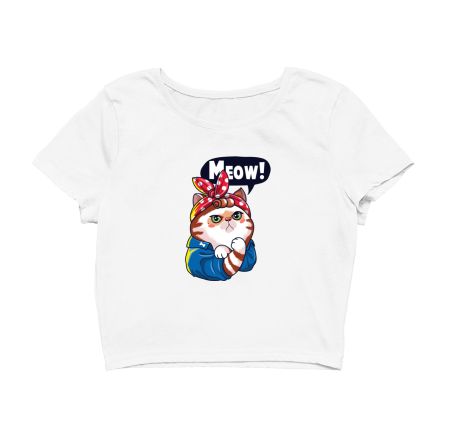 Cat Roise The Riveter Crop Top